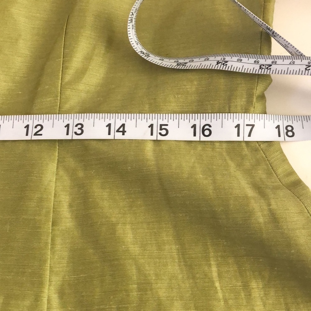 Amanda Smith lime color midi dress size 14 - Picture 7 of 9